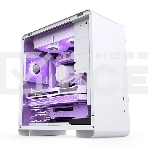 Корпус без блока питания Case JONSBO U4 PRO MESH, Midi-Tower, no fan, 1xUSB-A 3.2 + 1xUSB-C 3.2, ATX, mATX, mITX White, фото2