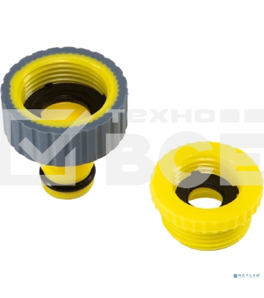 Адаптер на кран быстрого соединения 1/2'-3/4' с термопластичной резиной Профи ЧЕТЫРЕ СЕЗОНА