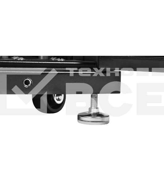 Шкаф серверный ПРОФ напольный 48U (600x1000) дверь перфор., задние двойные перфор., черный, в сборе (ШТК-СП-48.6.10-48АА-9005) (1 коробка)