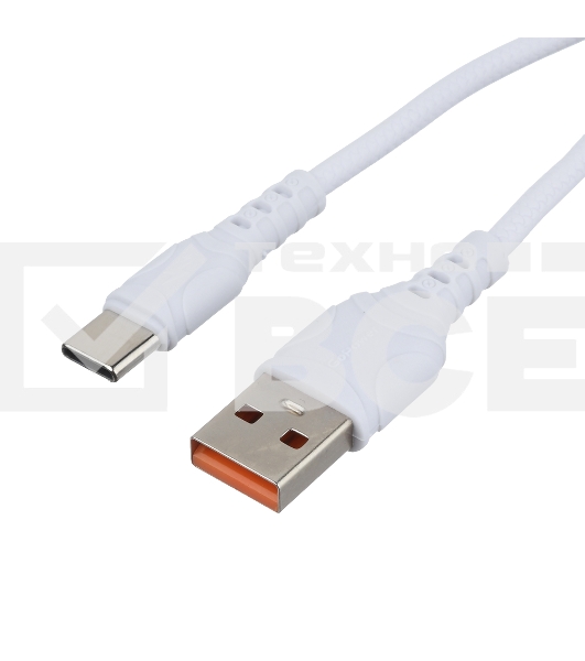 Кабель GoPower GP06T USB (m)-Type-C (m) 1.0м 2.4A ПВХ белый (1/200/800)
