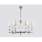 Люстра Ambrella light LH71003/7 BN/WH никель/белый E14*7 max 40W D820*1130, фото6