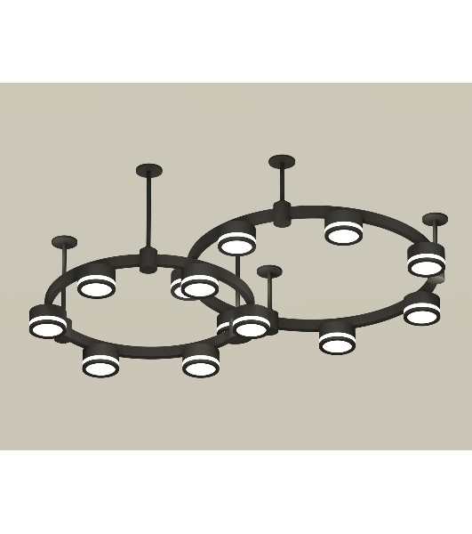 Светильник Ambrella light XR92221003/13 SBK/FR черный песок/белый матовый GX53 (A9222, A9227, C9238, C9232, N8415)