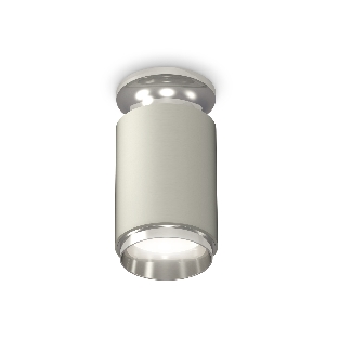 Светильник Ambrella Light XS6314100 SGR/PSL серый песок/серебро полированное MR16 GU5.3 (N6903, C6314, N6122)