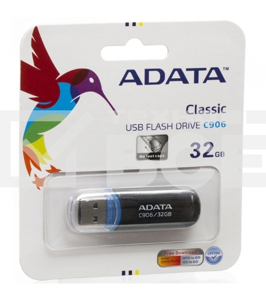 Флеш диск USB 2.0 ADATA Flash Drive 32Gb C906 Black