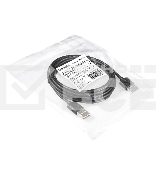 Кабель USB 2.0 ExeGate EX284930RUS EX-CC-USB2-AMAM-1.8 (Am/Am, 1,8м)