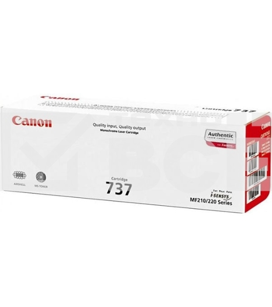 Картридж лазерный Canon 737 (9435B004) черный (2400 стр.) для Canon MF 211/212w/216n/217w/226dn/229dw/232w/237w/244dw/247dw/249dw