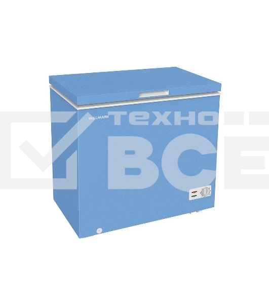 Морозильный ларь Willmark CF-250CS голубой, 211л
