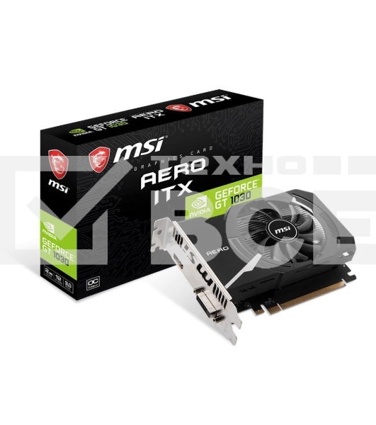 Видеокарта MSI PCIE16 GT1030 2GB GDDR4 GT 1030 AERO ITX 2GD4 OC