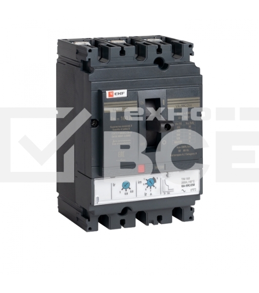 Автоматический выключатель PROxima ВА-99C (Compact NS) 250/160А 3P 45кА