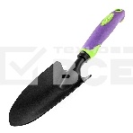 Совок посадочный широкий, 85х335 мм, стальной, обрезиненная эргономичная рукоятка, LSR1 Palisad, фото 1