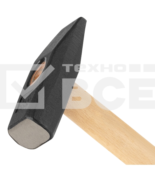 Молоток слесарный Сибртех, 800 г, квадратный боек, деревянная рукоятка