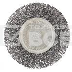 Щетка для дрели Сибртех 100 мм, плоская со шпилькой, витая проволока 0,3 мм, фото3