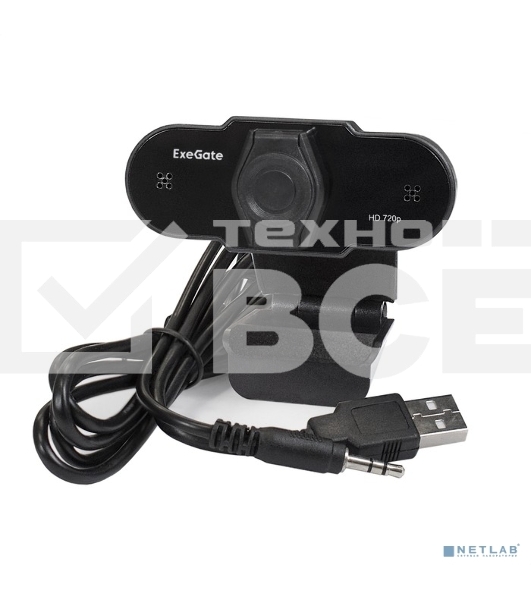 Веб-камера ExeGate EX287386RUS BlackView C525 HD Tripod (матрица 1/3