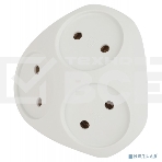 Разветвитель ЭРА 3-м SPx-3-W без заземл. 10А бел., фото4