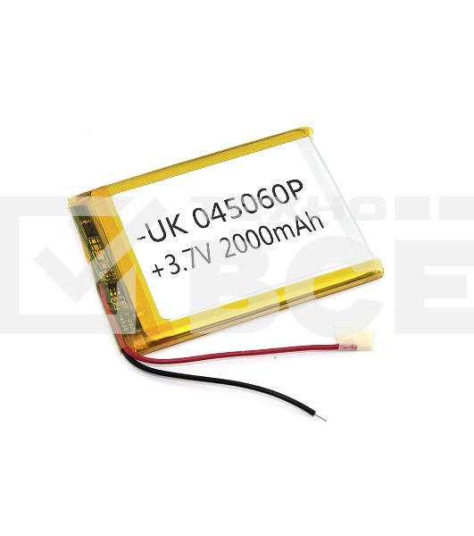 Аккумулятор Li-Pol (батарея) 4*50*60мм 2pin 3.7V/2000mAh