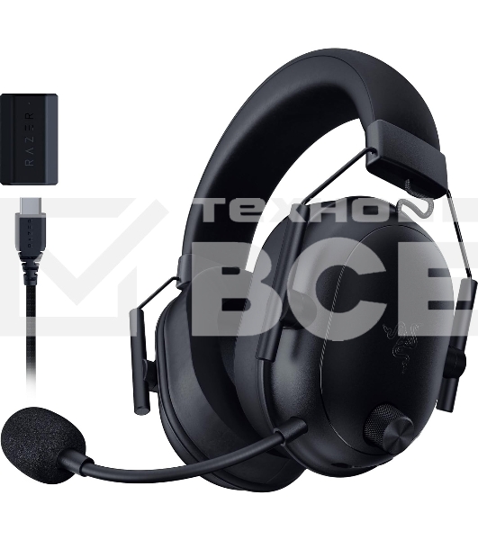 Наушники с микрофоном Razer Blackshark V2 HyperSpeed черный мониторные BT/Radio оголовье (RZ04-04960100-R3M1)