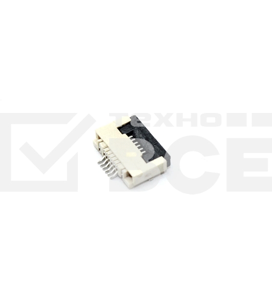 Разъем FPC Flip-Lock 0510-6RLGF 6 pin высота 1мм шаг 0,5мм