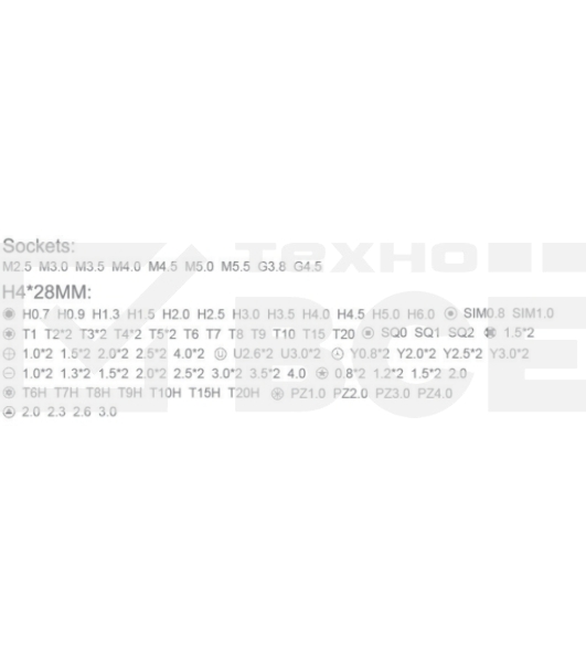 Отвертка с набором бит Jakemy JM-8176