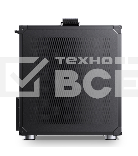 Компьютерный корпус JONSBO C6-ITX Black ITX без БП, боковая панель из закаленного стекла, mini-ITX, черный