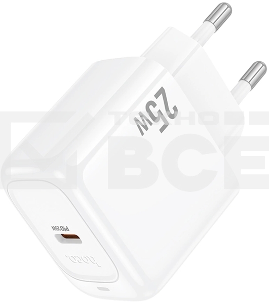 Сетевое зарядное устройство Hoco CS53A Surplus 25W 3A (PD) белый
