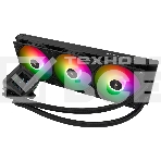 Водяное охлаждение для процессора Thermalright Frozen Warframe SE 360 ARGB Black (360mm, LED temp., Black, ARGB/ Fans: 3x120mm, 70.84CFM, 29.8dBA, 2000RPM/ Pump height 59mm, Rad thickness 27mm/ S: 1851, 1700, 1200, 115X, AM5, AM4), фото4
