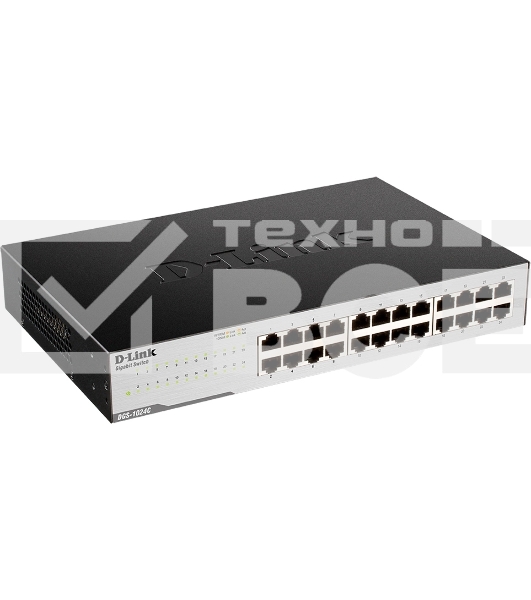 Коммутатор/ Неуправляемый коммутатор, 24x1000Base-T, защита от статического электричества до 4 кВ