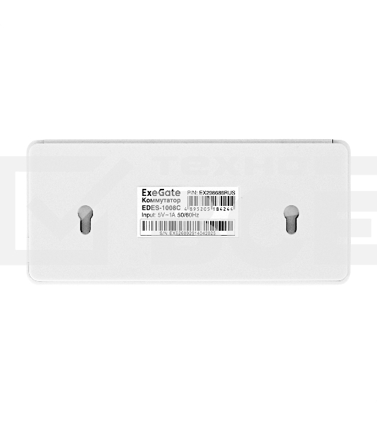 Коммутатор неуправляемый ExeGate EDES-1008C (8-портовый UTP 10/100Mbps, с функцией энергосбережения (Green Ethernet Technology), настольный/настенный)