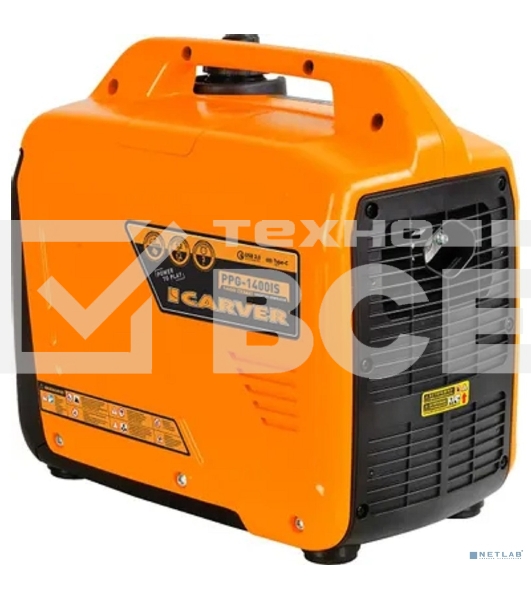 Генератор бензиновый Carver PPG-1400IS 1.4кВт