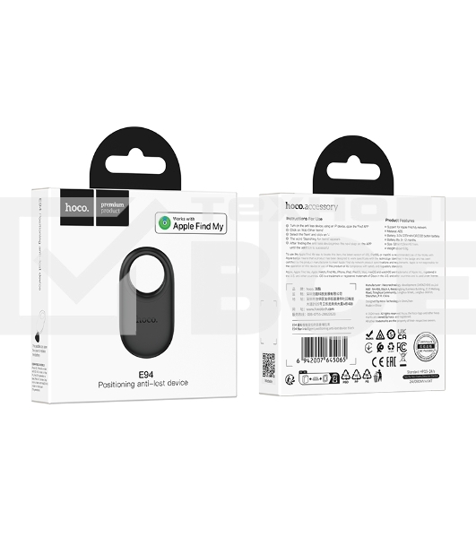 GPS-трекер (AirTag) Hoco, E94, черный, коробка