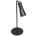 Светильник ULTRAFLASH (15724) UF-834 C02 черный (Led св-к настольный, 8Вт, 5 ССТ, диммируемый, ночник, таймер, зарядка), фото 1