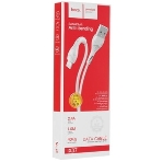 Кабель USB HOCO X37 Cool, USB - Lightning, 2.4А, 1м, белый, фото3