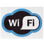 Наклейка информационный знак Rexant 'Зона Wi-Fi' 150х200 мм, фото2
