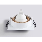 Светильник встраиваемый Ambrella light TN102728 WH/GD белый/золото GU5.3 92*92*23, фото3