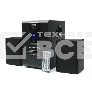 Акустическая система Dialog Progressive AP-150 черный акустические колонки 2.1, 5W+2*2,5W RMS, USB+SD reader