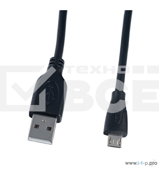 Кабель PERFEO USB2.0 A вилка - Micro USB вилка, 5 м (U4005)