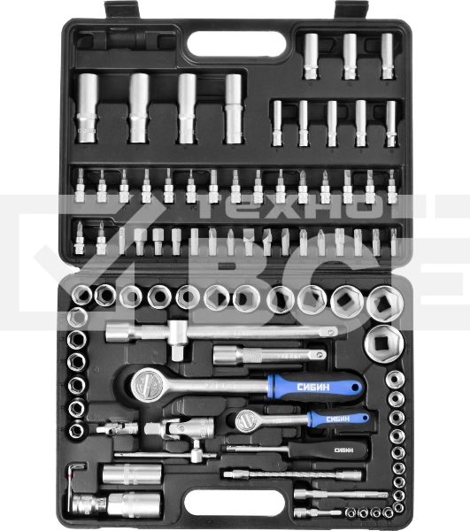 Набор слесарно-монтажного инструмента СИБИН 27765-H94 94 предмета