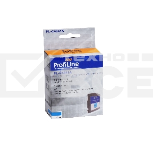 Картридж струйный PL-C4841A №10 для принтеров HP 2000C/2500C Designjet Colorpro cad/ga Cyan водные ProfiLine