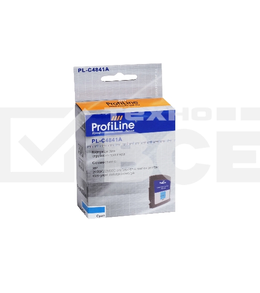 Картридж струйный PL-C4841A №10 для принтеров HP 2000C/2500C Designjet Colorpro cad/ga Cyan водные ProfiLine