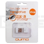 Флэш Диск QUMO 16GB NANO QM16GUD-NANO-W White, фото3