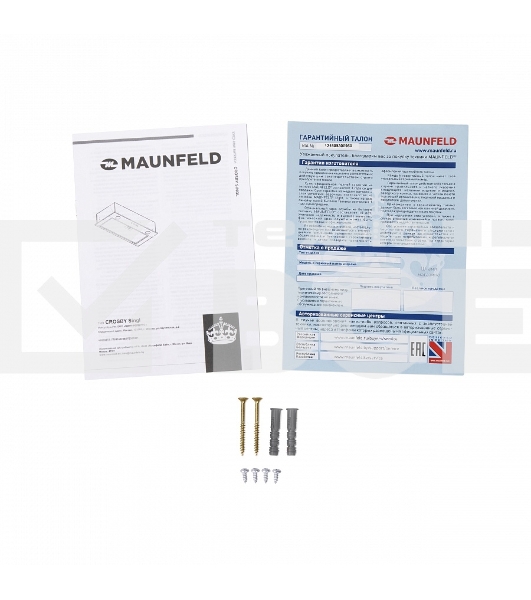 Вытяжка Maunfeld CROSBY SINGL 60 BLACK Gl, Полновстраиваемая, 60см, 850 м3, кнопочное управление, черная