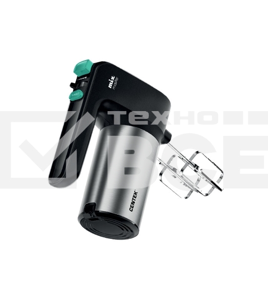Миксер Centek CT-1123 (черн/сталь)