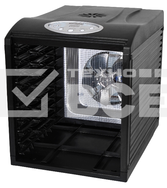 Сушка для фруктов и овощей Hyundai HYFD-P1801 18под. 700Вт черный