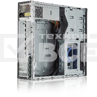 Компьютерный корпус Foxline FL-211-TFX300S с блоком питания 300Вт, mATX case, black, w/PSU TFX 300W, w/2xUSB2.0+2xUSB3.0, w/pwr cord, w/ 8cm FAN