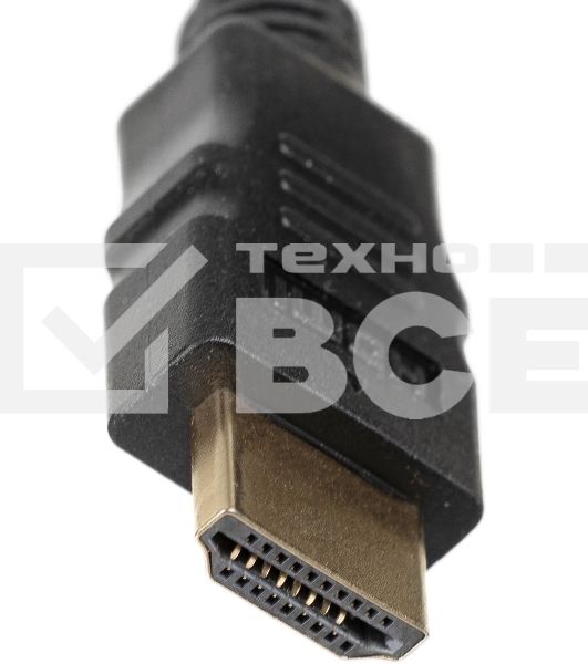 Кабель соединительный аудио-видео HDMI (m)/HDMI (m) 3м. феррит.кольца Позолоченные контакты черный (NO NAME)