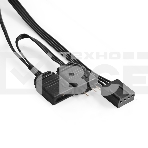 Кулер для процессора ExeGate Dark Magic EE400XL-PWM.ARGB серебристый, 120 мм, алюминий/медь, 2400 об/мин, 37 дБ, 4 pin, 125 Вт, 155 мм, фото8
