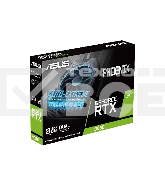 Видеокарта Asus PH-RTX3050-8G-V2  PCI-E 4.0 128 GDDR6 1777/14000 1xDVI-D 1xHDMI 1xDP HDCP Ret