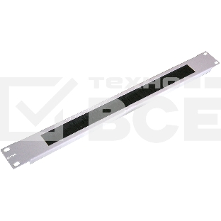 Кабельный органайзер Горизонтальный NTSS NTSS-BO-1U односторонний щетки 1U шир.:19