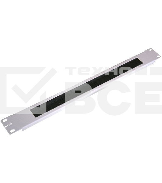 Кабельный органайзер Горизонтальный NTSS NTSS-BO-1U односторонний щетки 1U шир.:19