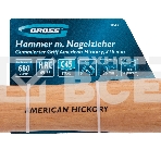 Молоток-гвоздодер Gross AMERICAN HICKORY 680 г, угол 75, магнит, обрезиненная рукоятка, фото 1