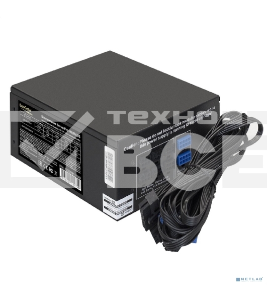 Серверный блок питания  700W ExeGate ServerPRO-700RADS (ATX, for 3U+ cases, APFC, КПД 80% (80 PLUS), 14cm fan, 24pin, 2(4+4)pin, PCIe, 5xSATA, 4xIDE, FDD, Cable Management, black)
